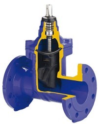 112D-XXX-C56 Wedge gate valve zGAT Zetkama PN6/10 EN-GJ-0S50-7/EPDM f/f