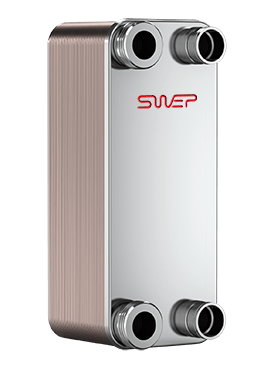 Plate brazed heat exchanger Swep series A