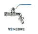 Genebre Ball Valve, Brass /Brass /PTFE, Lever