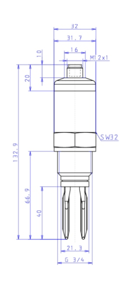 Vibration alarm of the limit level (555290)