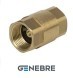 Check valve spring Genebre PN25 Brass /Brass /NBR, Tmax=+90oC internal thread