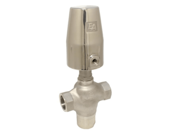 Pneumatic valve 3/2-Druckgesteuertes Ventil, G3/4&amp;quot;, SK50-MS., Edelstahl/PTFE, Mischfunktion