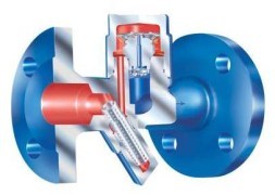 Condensate drain 12.610.1 ARI-Cona-M PN16, grey cast iron Tmax=+300oC, flanged (PN 16, DN 25)