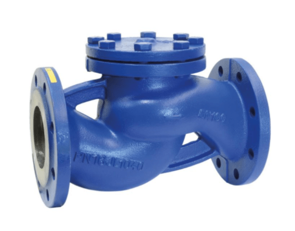 Check valve DN40, PN16, GG - 25, für waagerechten Einbau