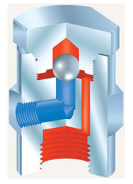 Vacuum interrupter 55.655 ARI-CONA , stainless steel.steel 1.4301 Tmax=+400oC Rp/BSP, threaded