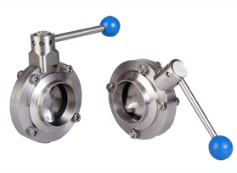 DF Disc sanitary faucet (butterfly valve) ISO S.S.316/EPDM welding/welding