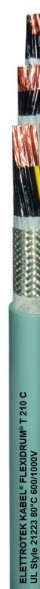 Кабели для моторов и сервокабели Elettrotek Kabel FLEXIDRUM T 210 C