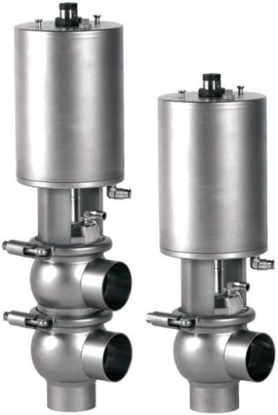 Single seat valve UNIQUE SSV 51/2 210 weld NC 0.8/BLASTED EPDM 