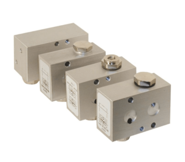 Namur throttle plate, 3/2-way, 40x75x30, throttle function on both sides