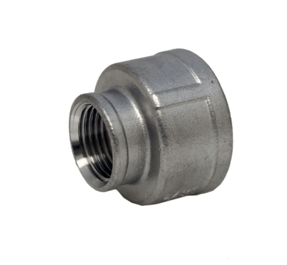 Coupling Sleeve (reduced) 1/2&amp;quot; - 1/4&amp;quot; (DIN2999), stainless steel-cast 1.4408