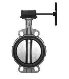 VZAV-C disc shutter-65-16- S8PN16-H1EP200-V5-H1PA250-E PN16 DN65 ductile iron/EPDM/ductile iron