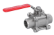 Ball valve ball valve DN25, PN64, 1.4408/PTFE, Anschweißenden, voller Zugang, DIN3202-S13