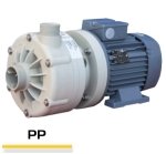 Centrifugal horizontal pump MV 120, PP, VITON LIP, A