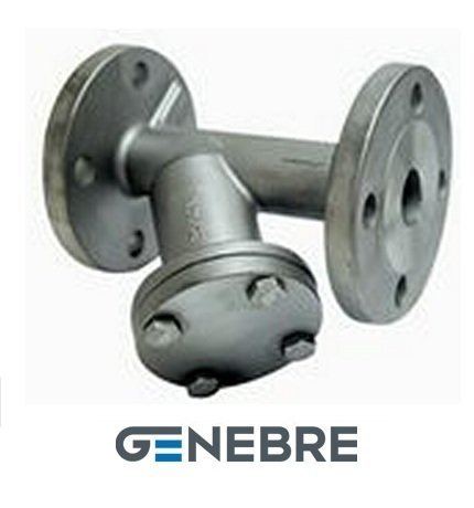 GENEBRE PN16 mesh filter housing: stainless steel. steel, Tmax=+240oC flanged
