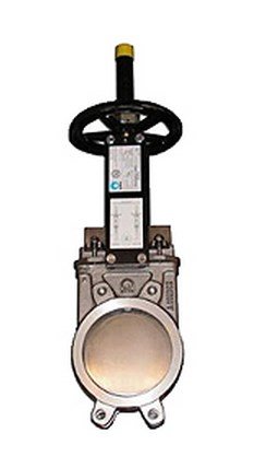 Gate valve A-01-XXX-PN5-ISO-E flanged CMO PN5, GG25/AISI304/EPDM, ISO flange, extension rod.