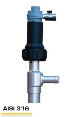 Бочковой пневматический насос TR P-PN, PP, L.1200 MM