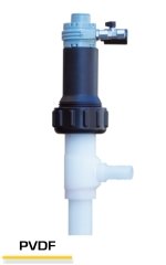 Бочковой пневматический насос TR P-PN, PP, L.1200 MM