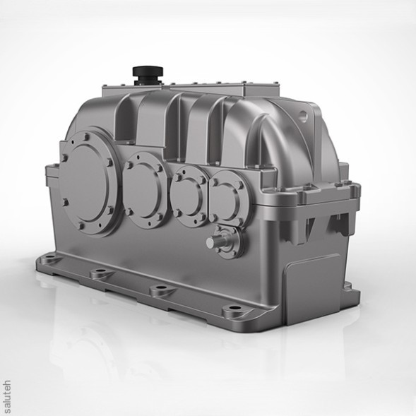 أربع مراحل علبة التروس أسطواني مع زفي