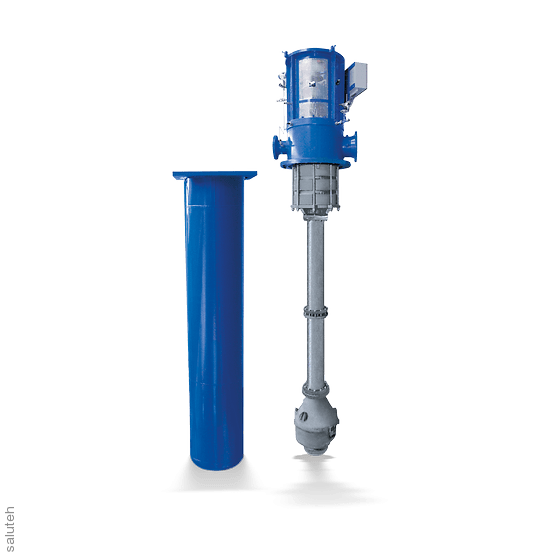 عمودي الاقسام برميل مضخة وكتا