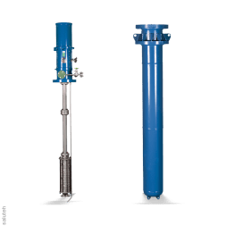 عمودي الاقسام برميل مضخة وكتر