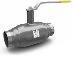 КШ.Ц.П.ХХХ.25.02 ПП Кран шаровой п/проходн. LD КШЦП PN25, Сталь 20 /Нерж. сталь 1.4308 /PTFE, сварка/сварка