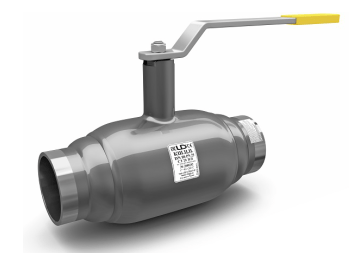 КШ.Ц.П.ХХХ.25.02 ПП Кран шаровой п/проходн. LD КШЦП PN25, Сталь 20 /Нерж. сталь 1.4308 /PTFE, сварка/сварка