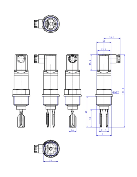 Vibration alarm of the limit level (555298)