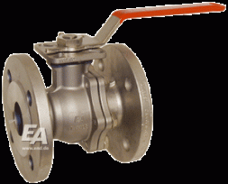 Ball valve DN100, PN16, full-bore Ed.1.4408/PTFE-FKM,ISO5211,Baul.EN558-27