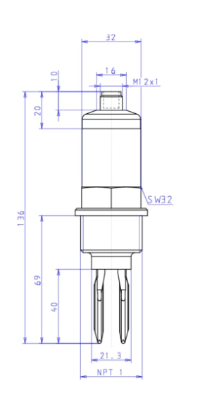 Vibration alarm of the limit level (557155)