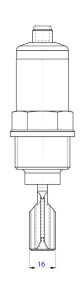 Vibration alarm of the limit level (557155)