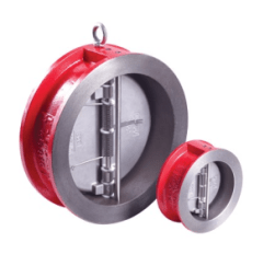 صمام فحص مزدوج الأوراق ذو حواف 400-16 بي إن 16 ، جي جي 25 /سي إف 8 م /إبدم ، تماكس=+110-سي