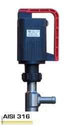 Бочковой электрический  насос TR A-EL, AISI 316, L. 1200 MM, 500 W