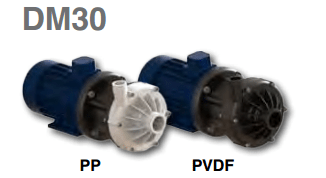 DM 30 PVDF pump, VITON, 2.2 kW