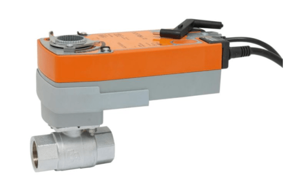 Ball valve ball valve-KA, 2&amp;quot;, mit Antrieb-BE20, Ms./PTFE-FKM, 24V AC/DC, running time 75sec.