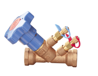 F9505BXXX.946 Balancing valve PN25, brass, Tmax=+130oC internal thread