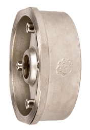 Check valve poppet valve 404-015-40, DN015 PN40, body - AISI316 (CF8M), disc - AISI316 (CF8M), seal - AISI316 (CF8M), M/F