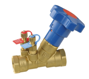F95V01XXX.870 VIR Balancing valve PN25, brass, Tmax=+130oC internal thread