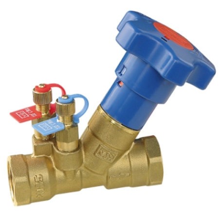 F95V01XXX.870 VIR Balancing valve PN25, brass, Tmax=+130oC internal thread