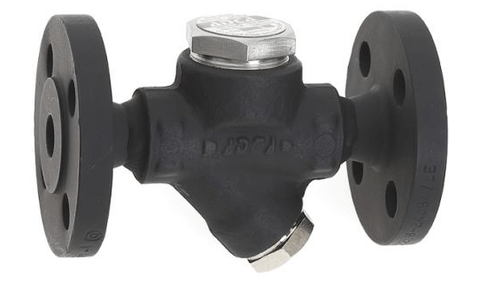 Thermodynamic condensate trap DN25 DT46 PN40, with bim.air outlet, thermal insulation. kr. and built-in filter. f/f angle. art.