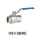 GENEBRE full-bore ball valve, PN63 body: stainless steel. AISI316 steel(CF8M)/PTFE, Tmax=+180oC,
