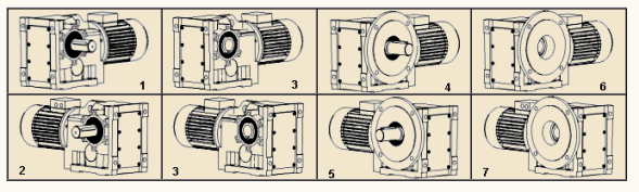 KTM 33-49,7-28,2-5-2-1-1,27 Цилиндро-конический мотор-редуктор TOS-ZNOJMO