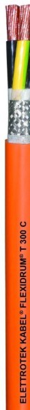 Кабели для моторов и сервокабели Elettrotek Kabel FLEXIDRUM T 300 C