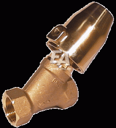 Pneumatic valve, G3&quot;, SK125-Alu. Ms/PTFE-NBR, 