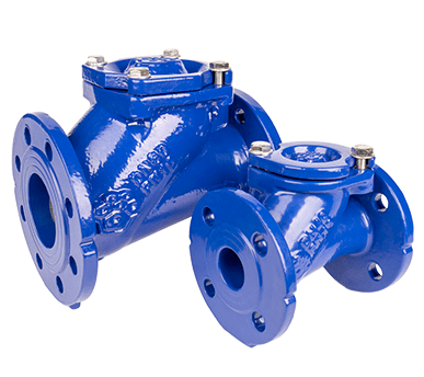 Check valve ball valve 405-150-16, DN150, PN16, body - GJS-400-15 (GGG40), ball - aluminum, ball coating - NBR, F/F