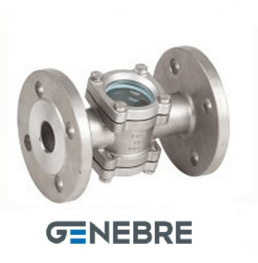 Inspection glass Genebre 2250 stainless steel. steel flange (DN020, PN16 2250 05)