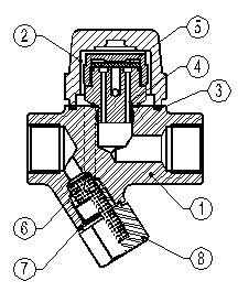 Thermodynamic condensate trap DT32 with fill. angle steel 400oC r/r (1/2&quot; DT32 dP=32)