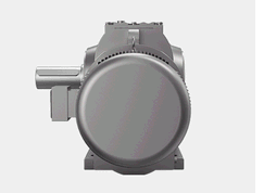 Gear motor GSAF57-YEJ1, 1-4P-56.61-M2-F30-270/1500/25/282/11/1.05