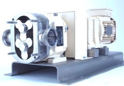 Насос  Lobe pump type B 115-0202S-DN 50 gear motor 0,75 kW, 97 min-1 SK372.1-80LP/4-TF