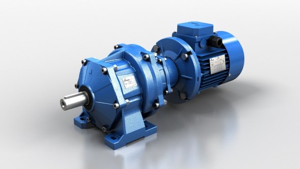 محرك تروس أسطواني 52-61,87-0,55/1400 أنا=61.87 ن2=22.6 م2=223 سادس=1.3 