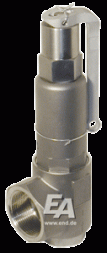 Safety valve inlet 3/4&quot;-outlet 11/4&quot; housing: stainless steel. steel/PTFE R/R